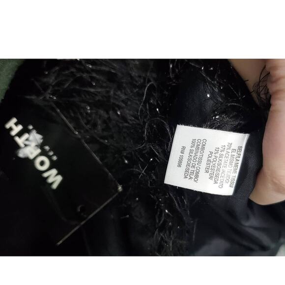 Worth New York Formal Special Occasion Skirt w/ Sparkle Eyelash Front Size 4 - Picture 8 of 10